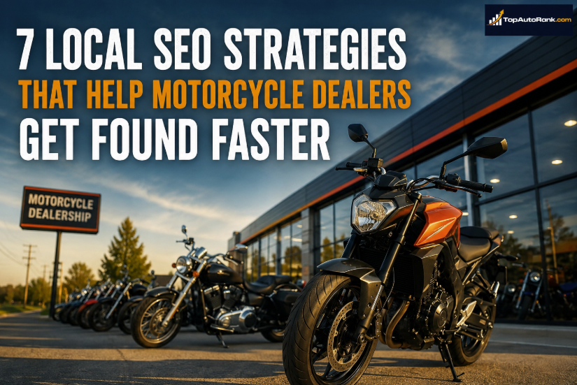 7 Local SEO Strategies That Help Motorcycle Dealers Get Found Faster