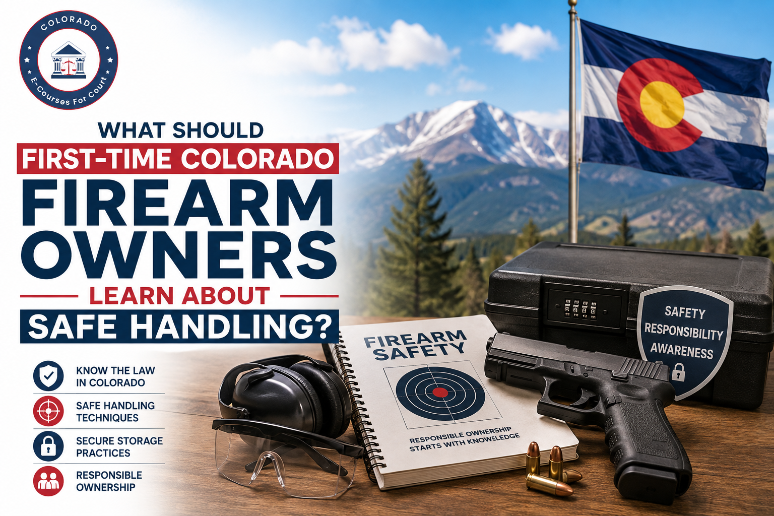 What Should First-Time Colorado Firearm Owners Learn About Safe Handling?