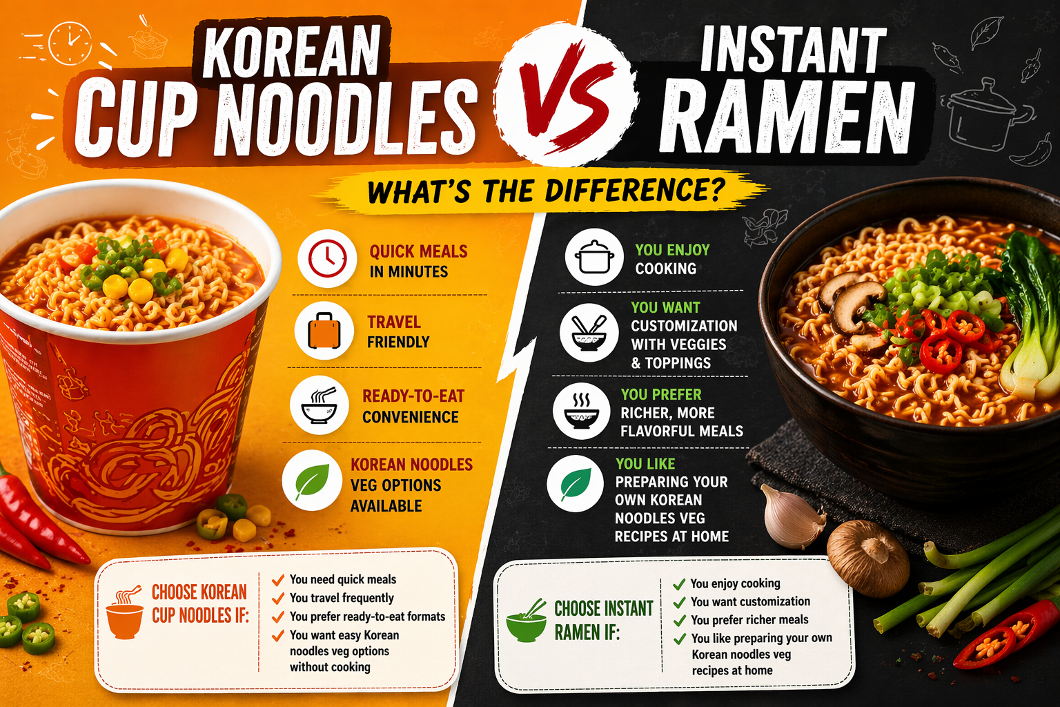 Korean Cup Noodles vs Instant Ramen: What’s the Difference?
