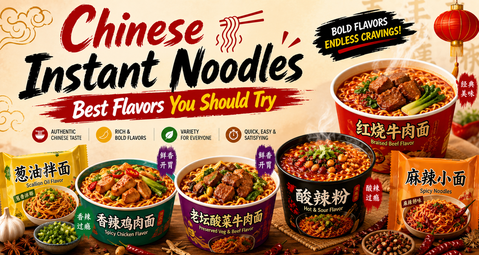 Chinese Instant Noodles: Best Flavors You Should Try