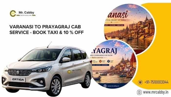 Varanasi to Prayagraj Cab Service - Book Taxi & Get 10% Off