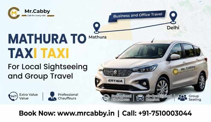 Mathura to Delhi Cab Hire for Local Sightseeing and Group Travel