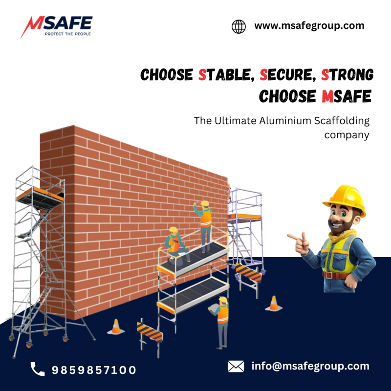 Rent aluminium scaffolding in Mumbai