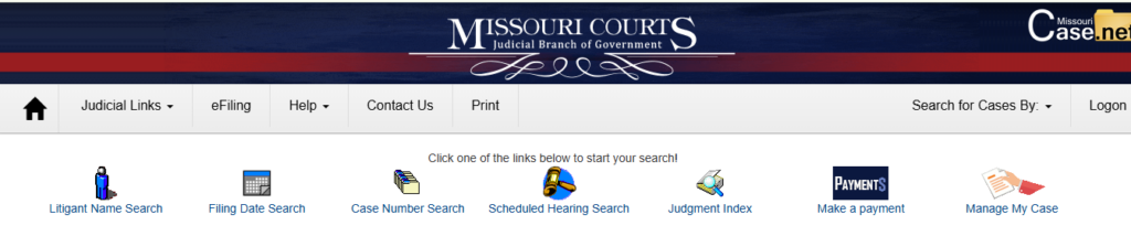 Missouri Casenet Login portal