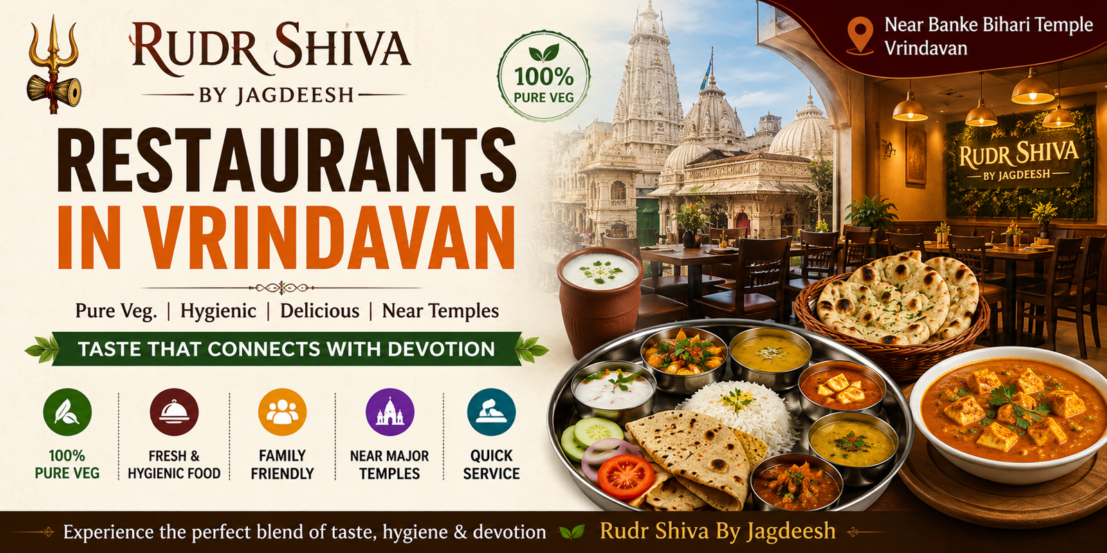 Restaurants in Vrindavan: A Complete Food Guide by Rudr Shiva By Jagdeesh
