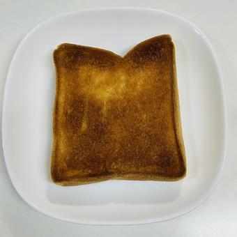 The burnt toast............