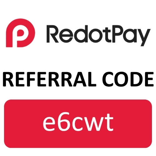 RedotPay Exclusive Referral Code "e6cwt" Grab $10 Bonus Plus 10% Reduced Fees