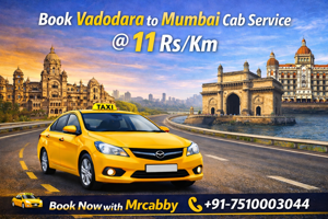 Vadodara to Jamnagar Cab Service – Book Mrcabby for Safe Ride