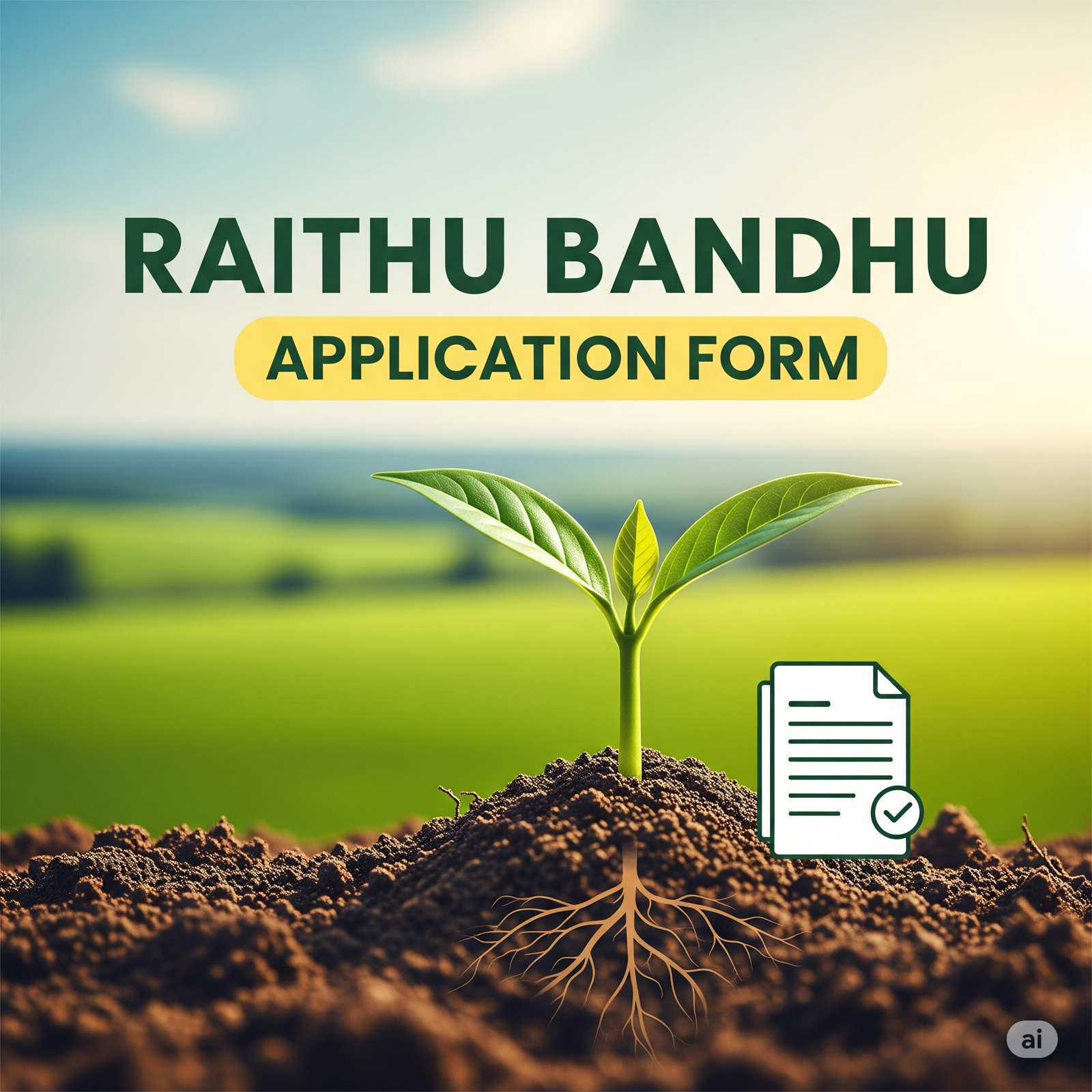 Raithu Bandhu Application Form.pdf / రైతు బంధు దరఖాస్తు పత్రము