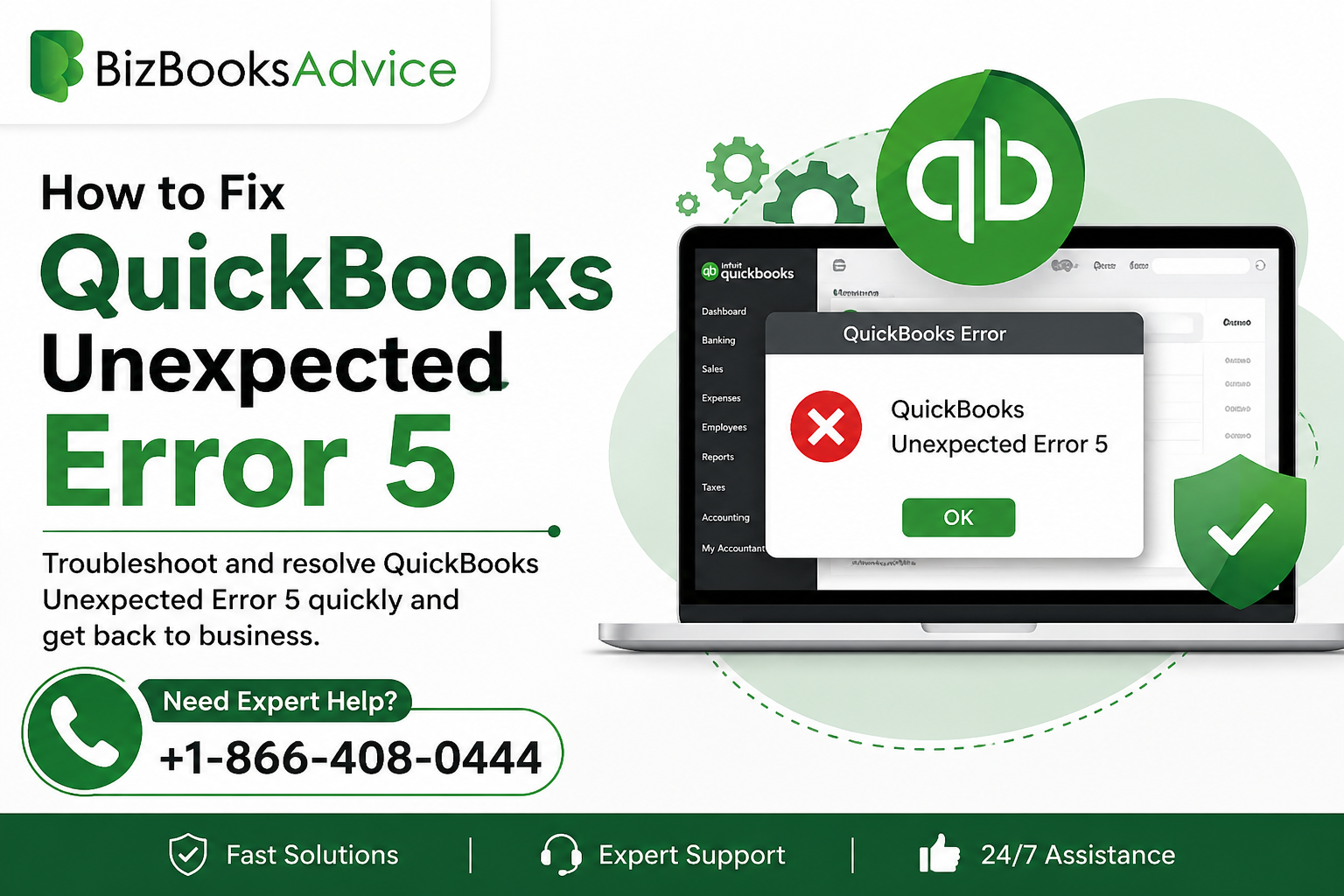 Why Does QuickBooks Unexpected Error 5 Occur and How Can You Fix It?