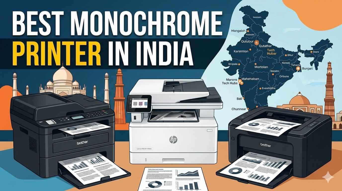 Top Best Monochrome Printer in India by Monotech Systems Limited