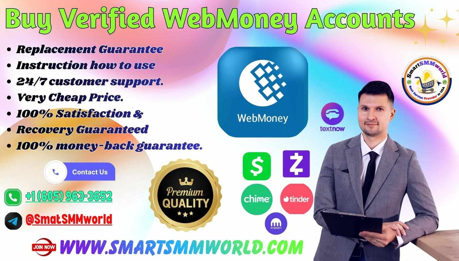 Essential Tips for Buy Verified WebMoney Accounts: Online Are you looking but trust seller then join us