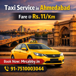 Mrcabby Affordable Taxi Service in Ahmedabad – Book Now