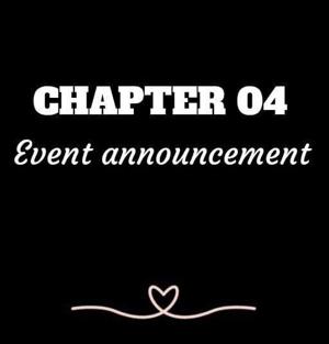 CHAPTER 04 | Event announcement