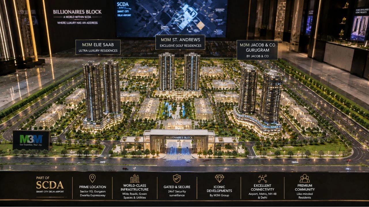 M3M Billionaires Block Gurgaon: A Guide to the Luxury Branded Residences in Sector 111