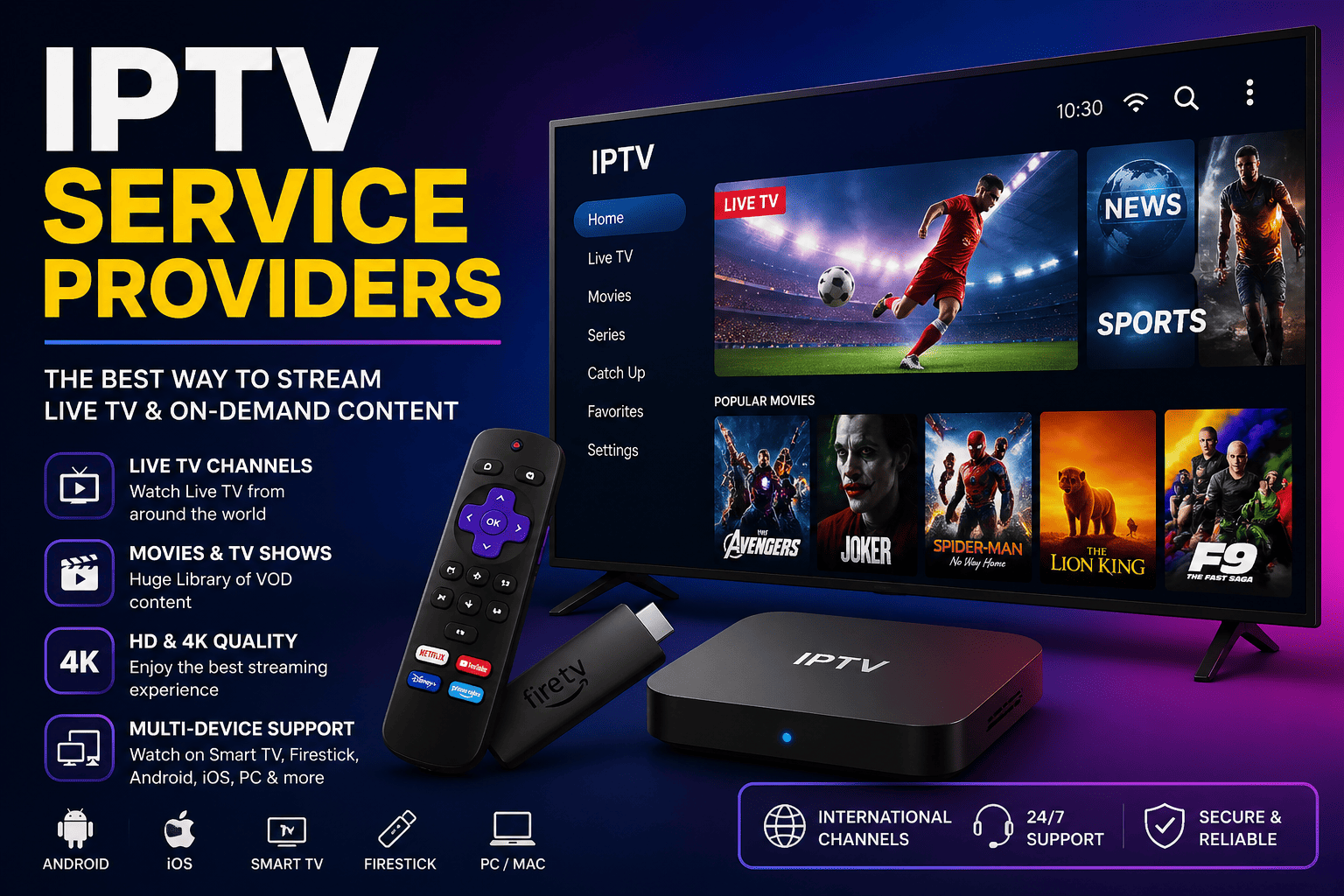 Top 5 IPTV Service Providers in 2026 – Best IPTV Services Guide