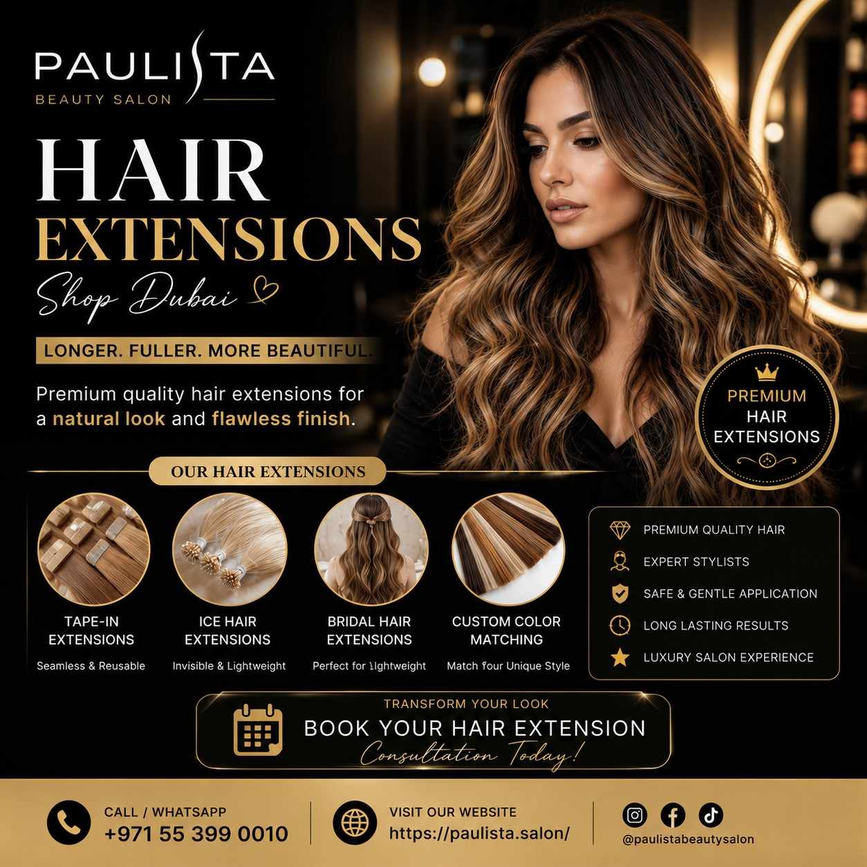 Where to Get Premium Hair Extensions in Dubai