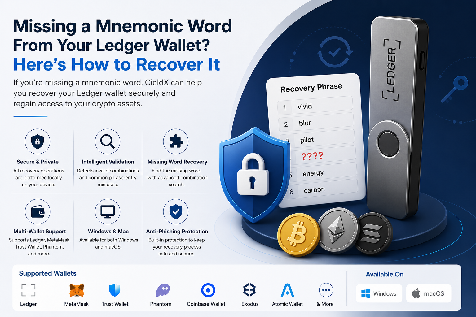 Missing a Mnemonic Word From Your Ledger Wallet? Here's How to Recover It