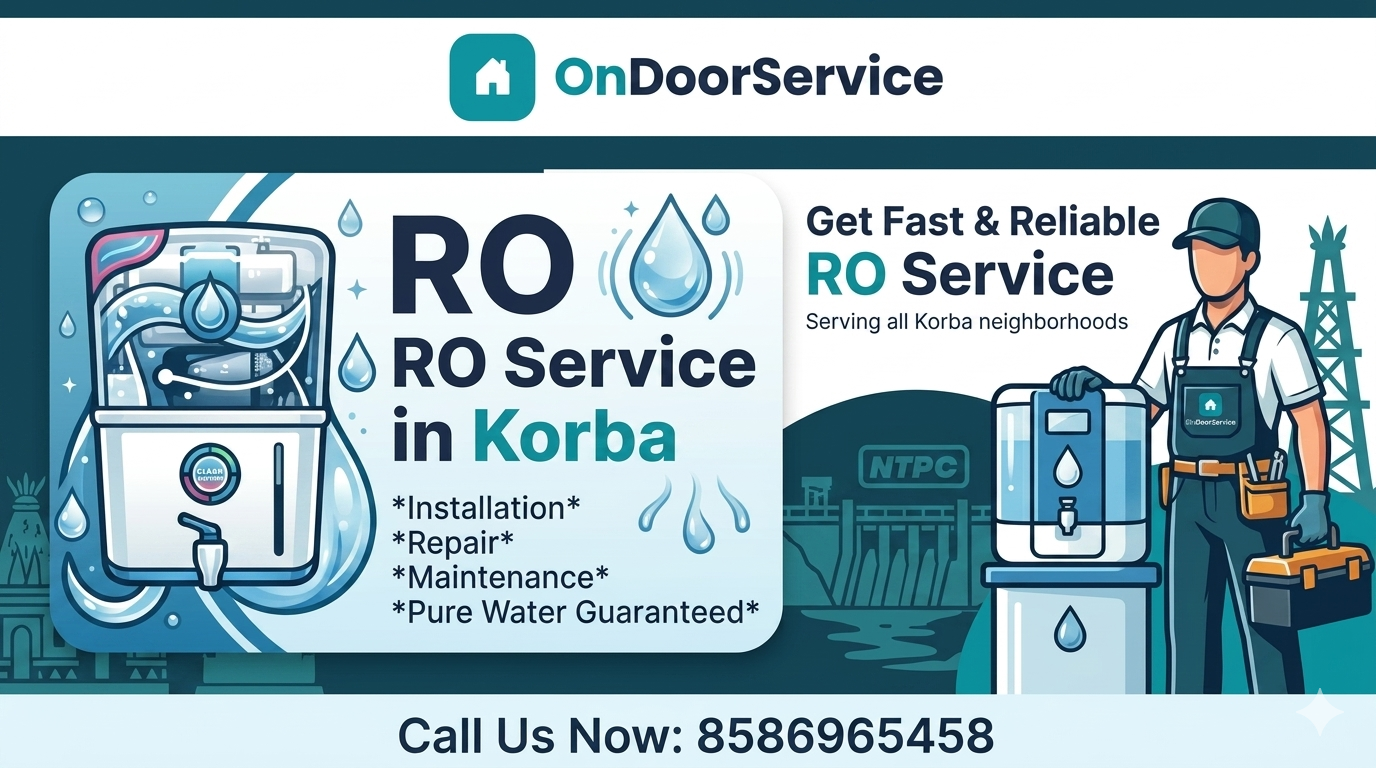 RO Service in Korba: A Smart Way to Keep Your Water Purifier Running Smoothly
