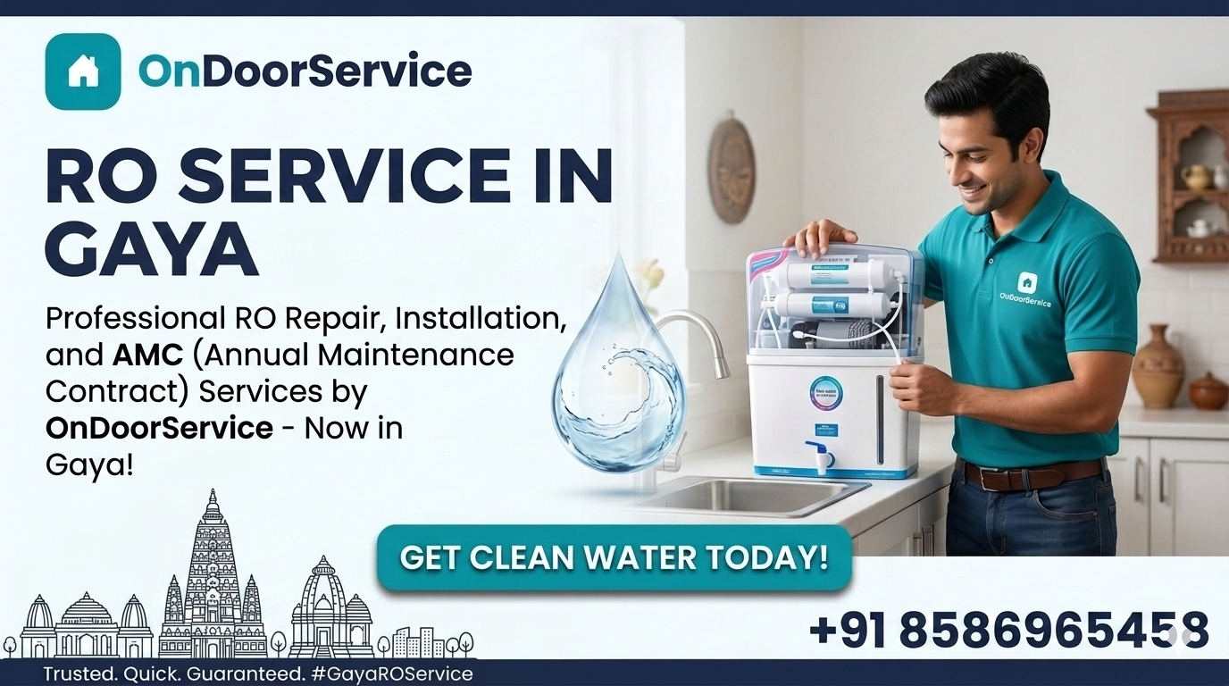 RO Service in Gaya for Efficient Water Purifier Functioning
