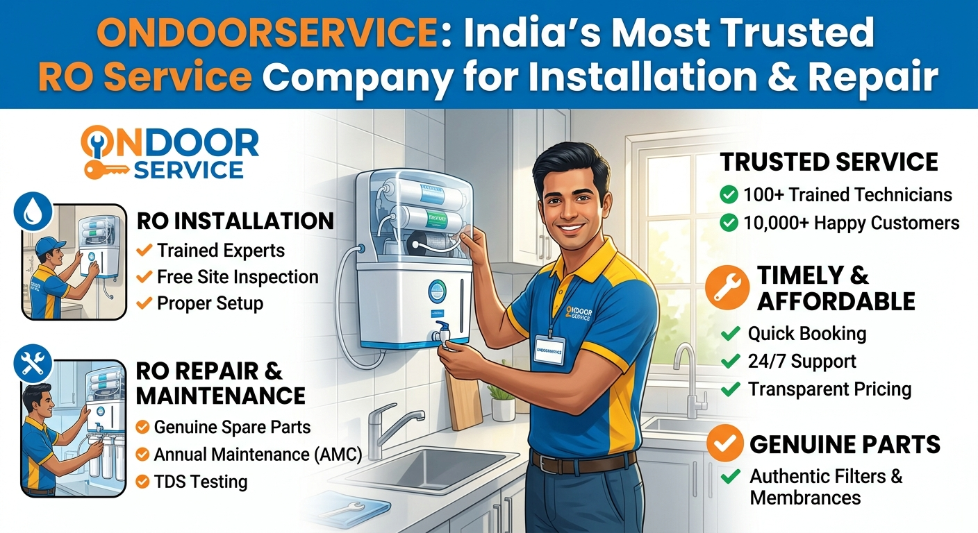 RO Service Sitamarhi: Get Your Water Purifier Ready For Daily Use
