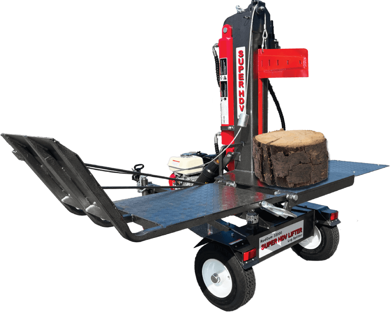 RedGum 32000 SUPER HDV Vertical Log Splitter