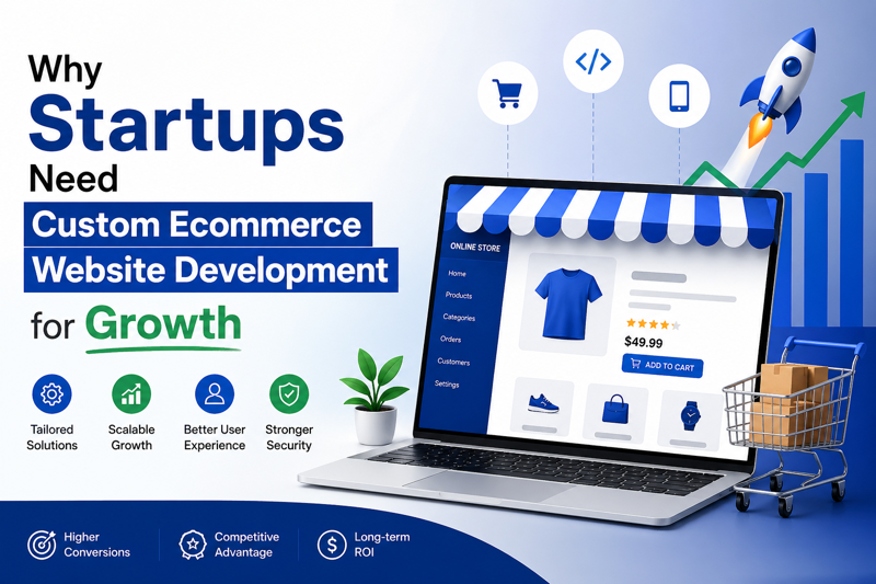 Why Startups Need Custom Ecommerce Website Development for Growth