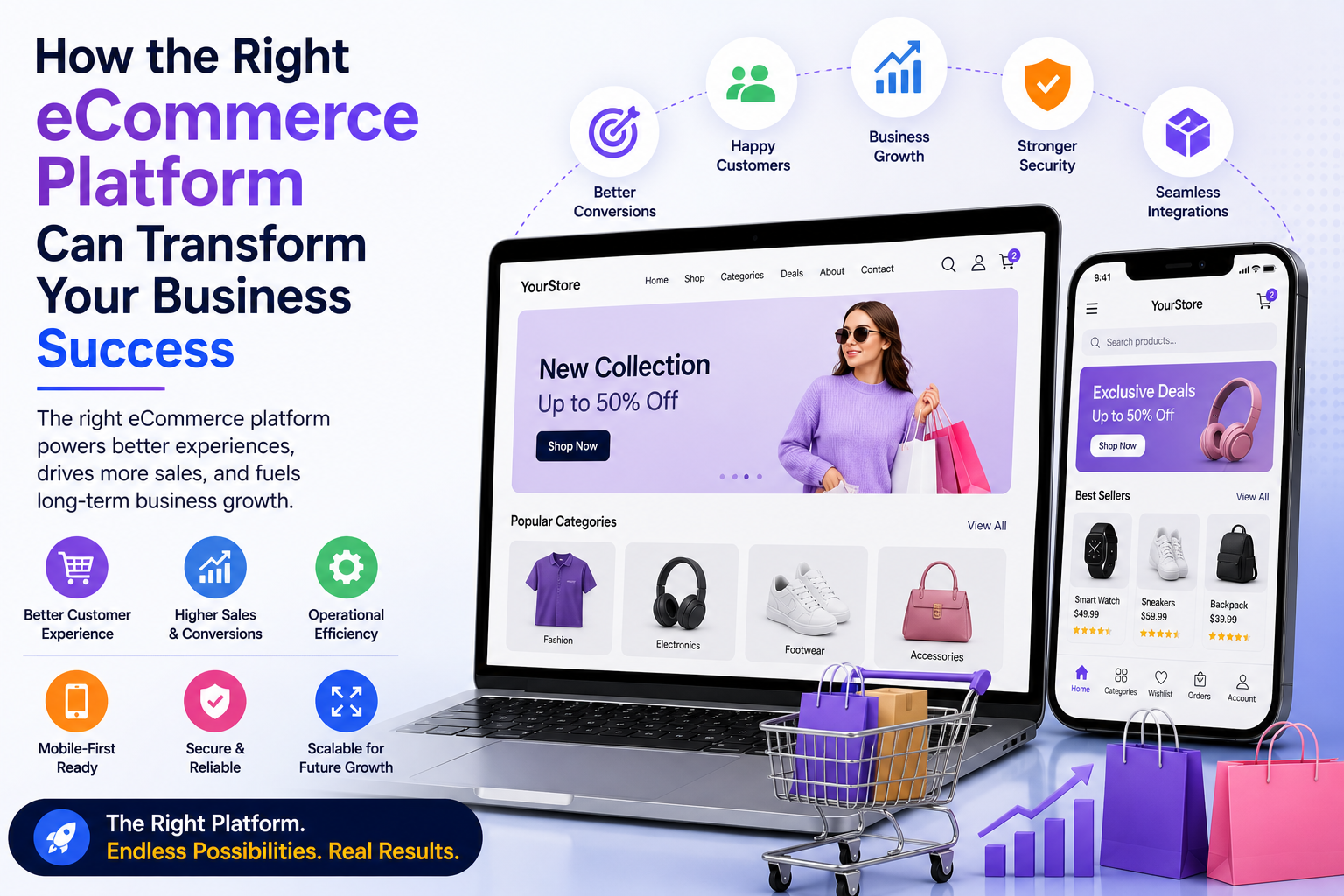How the Right eCommerce Platform Can Transform Your Business Success