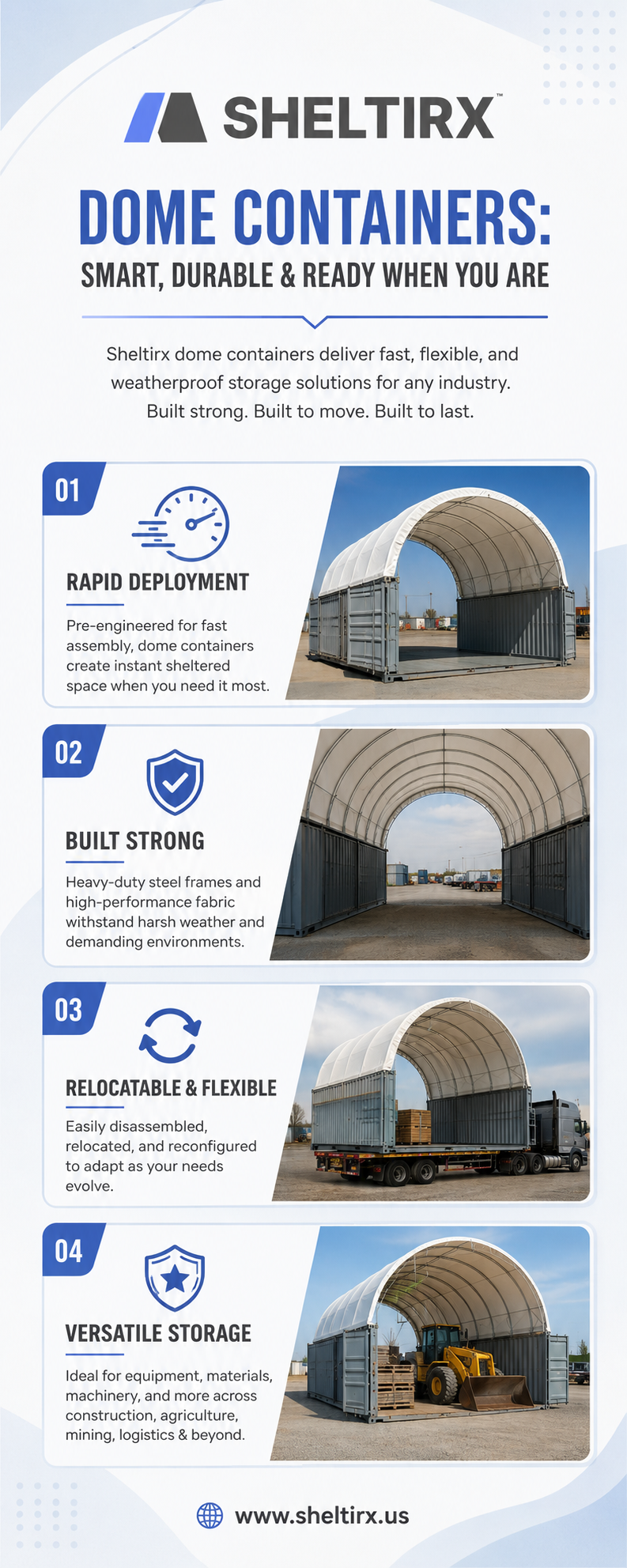 Dome Containers: Flexible Storage Solutions for Modern Industries