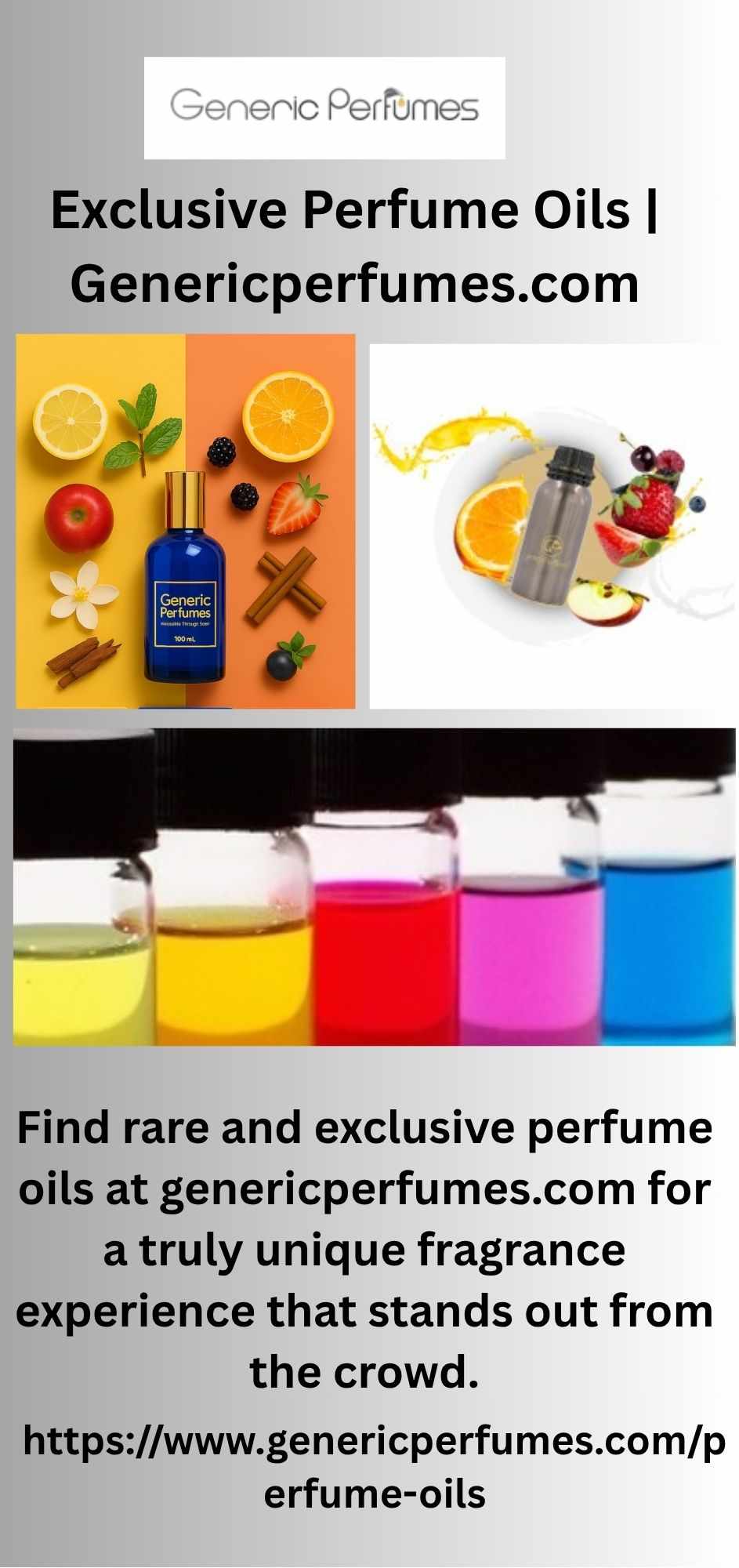 Exclusive Perfume Oils | Genericperfumes.com