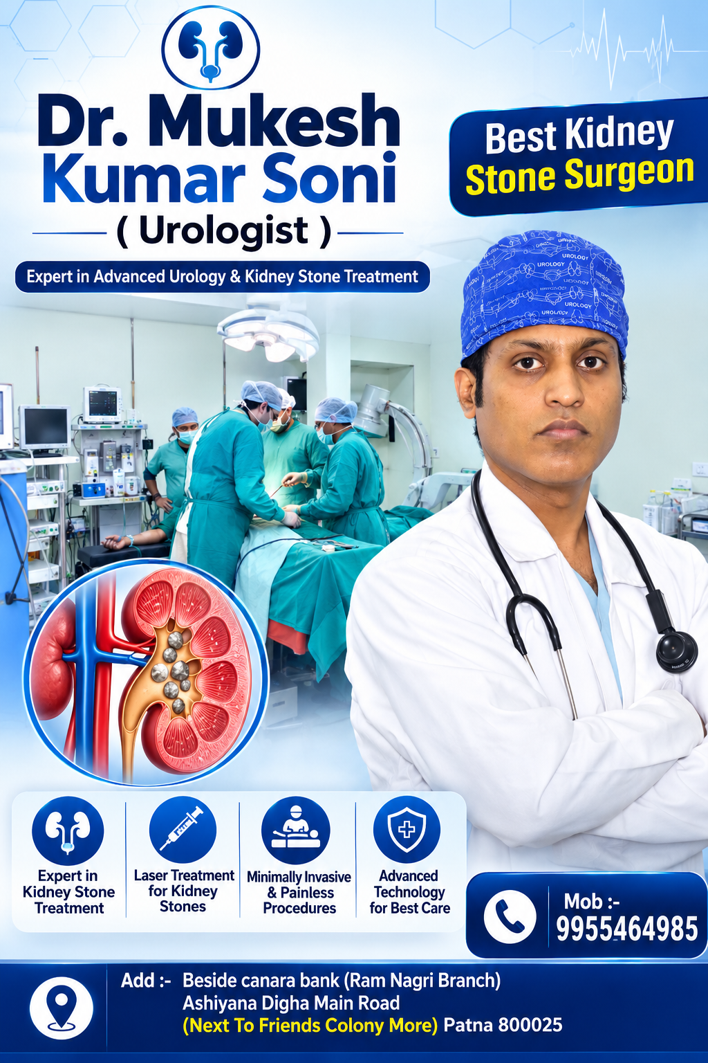 Top Urologist Hospital in Patna with Advanced Laser Urology Treatments