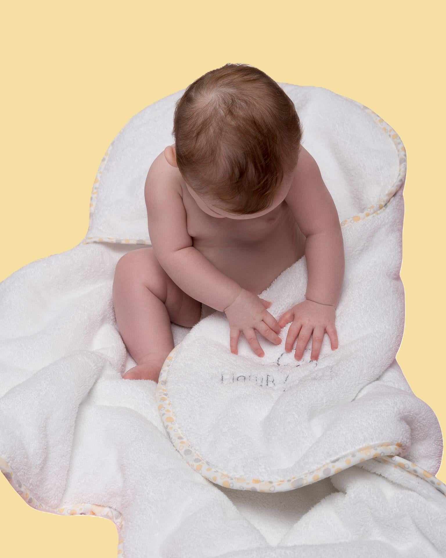 Best Soft Yellow Baby Towel for Spring Season Baby Care