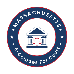 E-course For court Massachusetts logo
