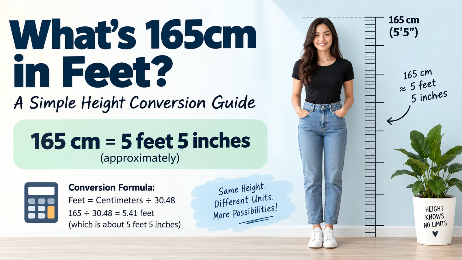 What’s 165cm in Feet? A Simple Height Conversion Guide