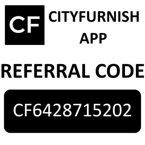 Cityfurnish App Referral code "CF6428715202" Get 500rs Signup Bonus
