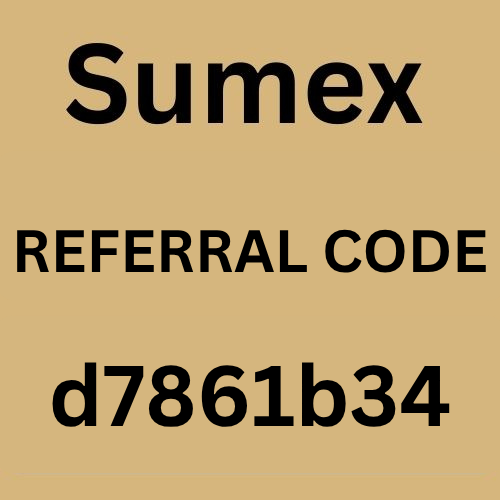 Sumex Referral Code "d7861b34" Get 60% Off On Trading Fees