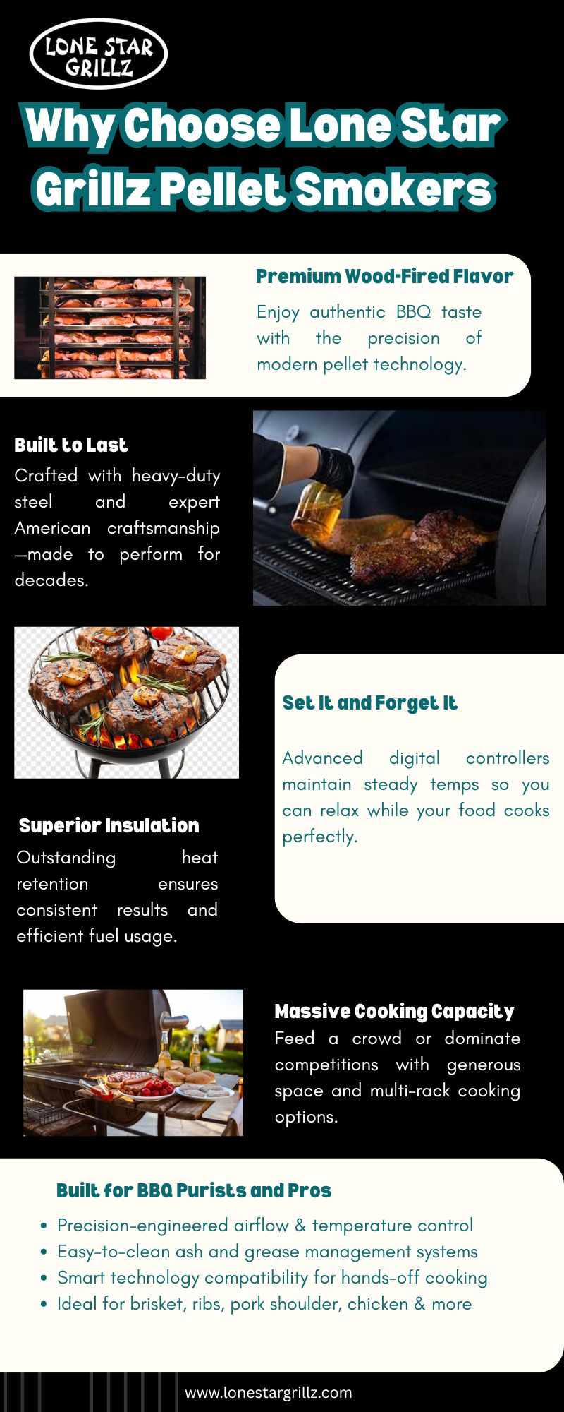 Why Choose Lone Star Grillz Pellet Smokers