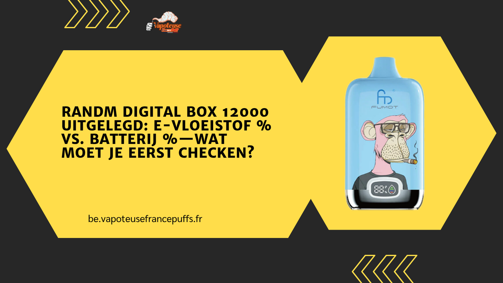 RandM Digital Box 12000 Uitgelegd: E-Vloeistof % vs. Batterij %—Wat Moet Je Eerst Checken?
