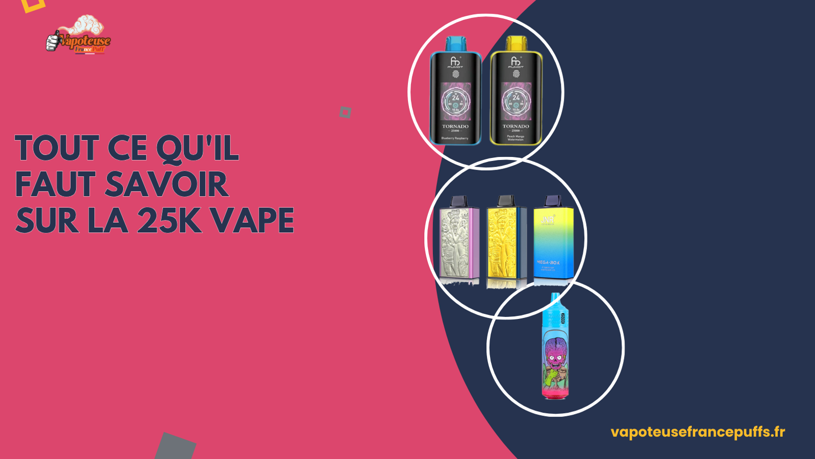 Tout ce qu'il faut savoir sur la 25k vape