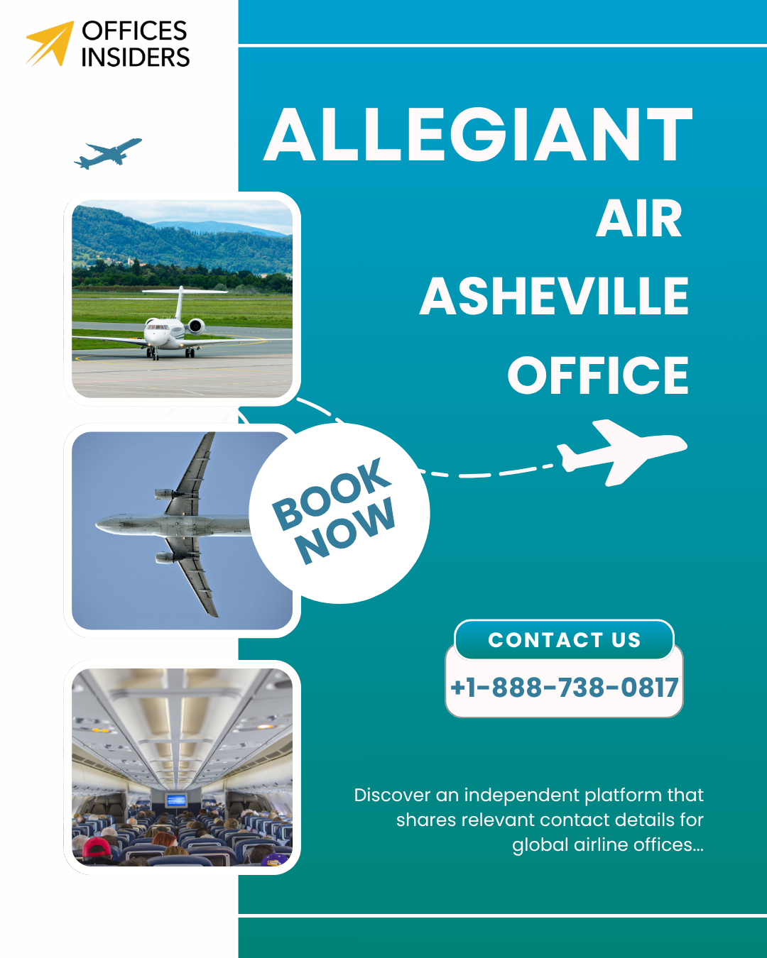 Allegiant Air Asheville Office +1-888-738-0817