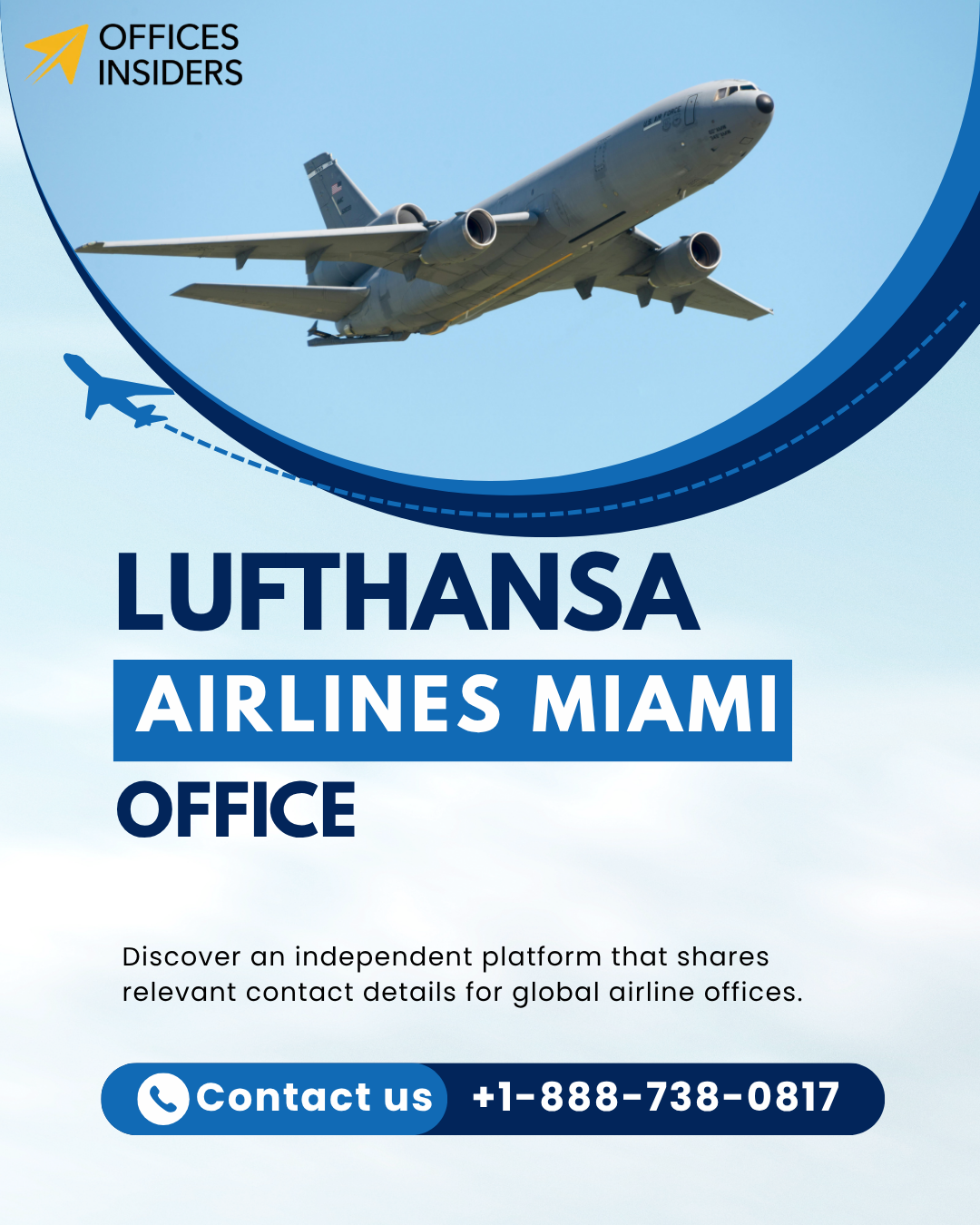 Lufthansa Airlines Miami Office +1-888-738-0817