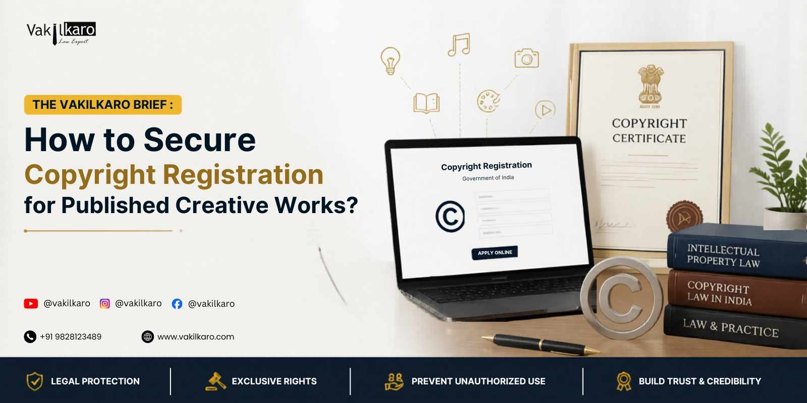 How to Secure Copyright Registration for Published Creative Works?
