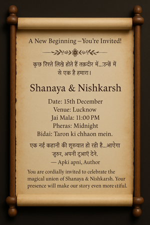 A New Beginning — You're Invited!