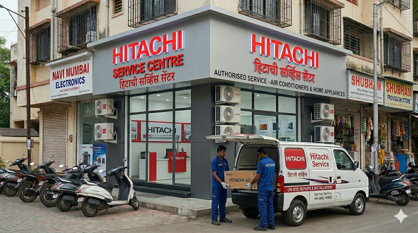 What services are available at the Hitachi Service Center by Dial Service?