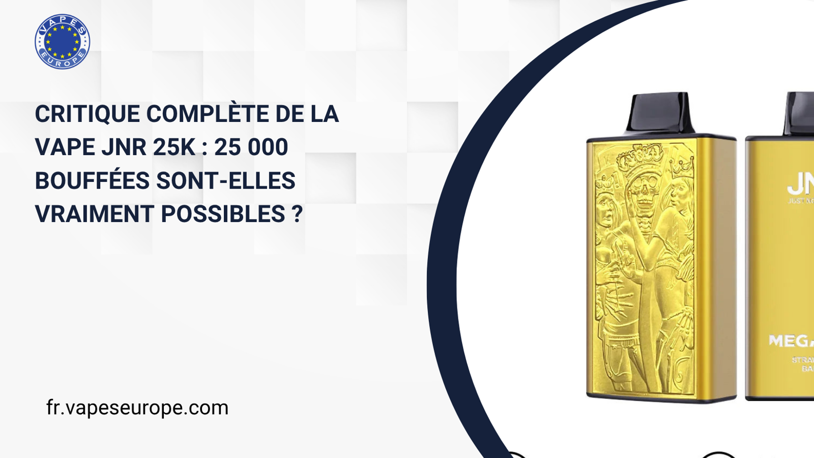 Critique complète de la vape JNR 25K : 25 000 bouffées sont-elles vraiment possibles ?