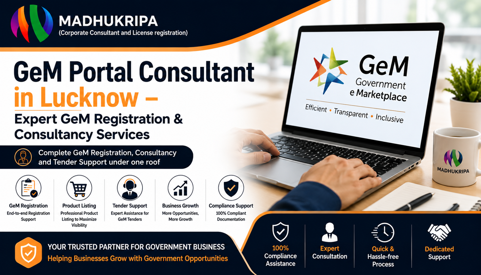 GeM Portal Consultant in Lucknow – Expert GeM Registration & Consultancy Services