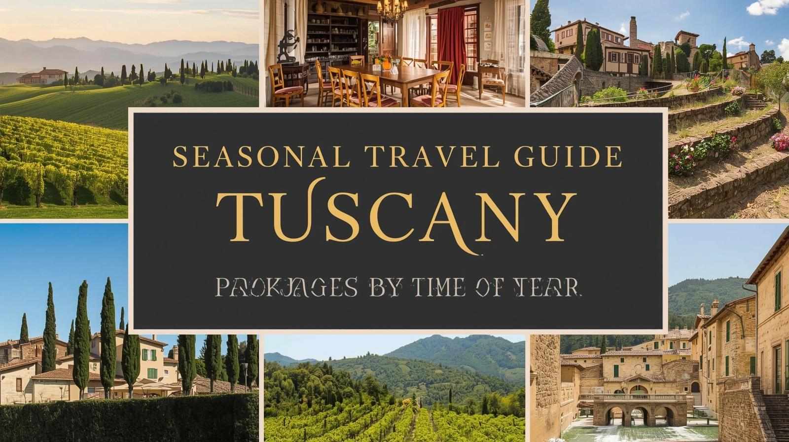 Seasonal Travel Guide: The Best Tuscany Vacation Packages by Time of Year