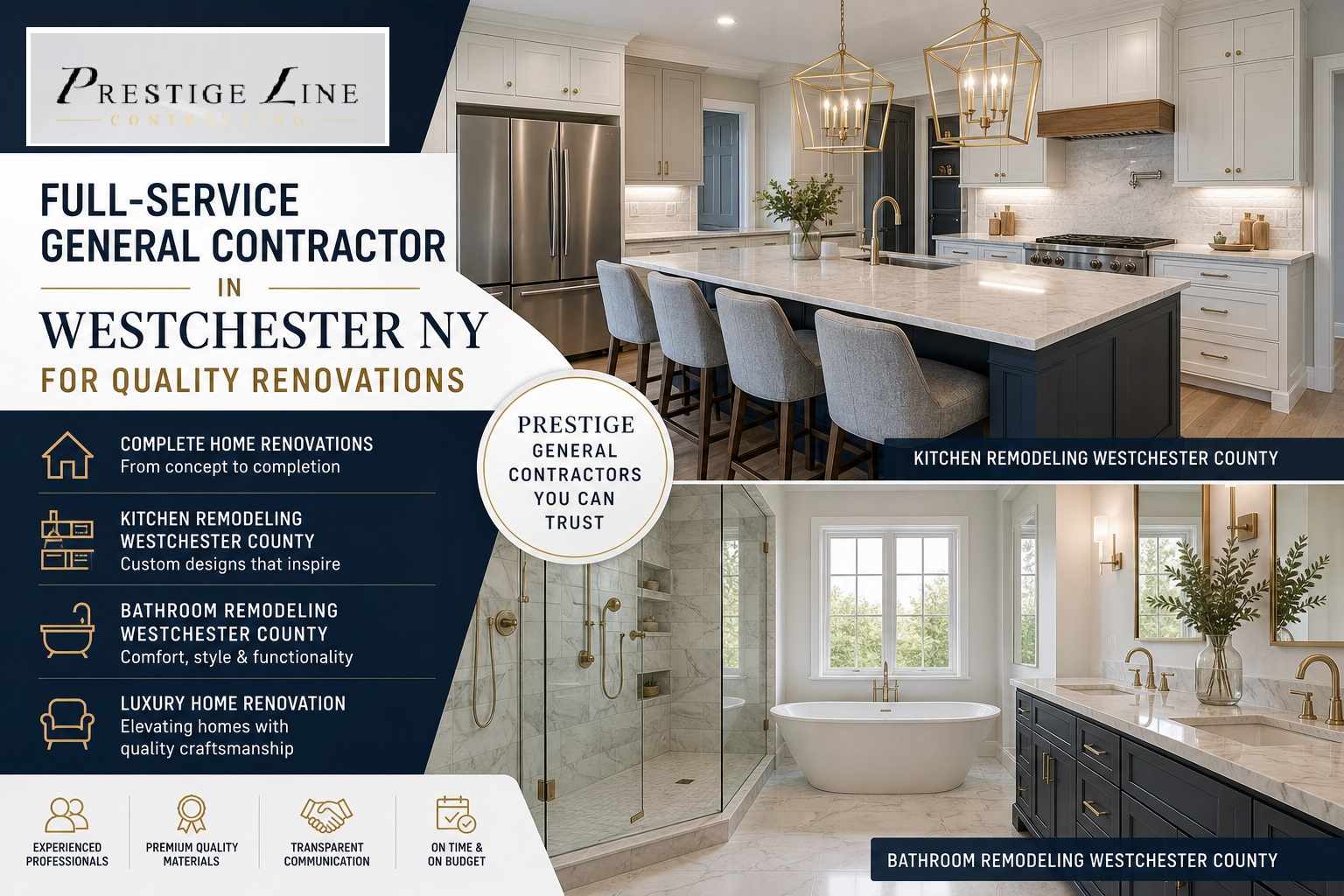 Professional Bathroom Renovation and Remodeling in Westchester