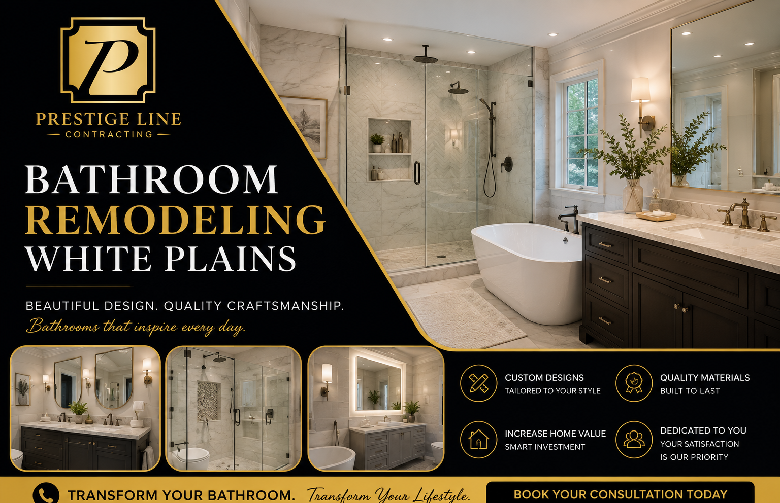 Bathroom Remodeling White Plains: Create a Stylish and Functional Bathroom for Your Home