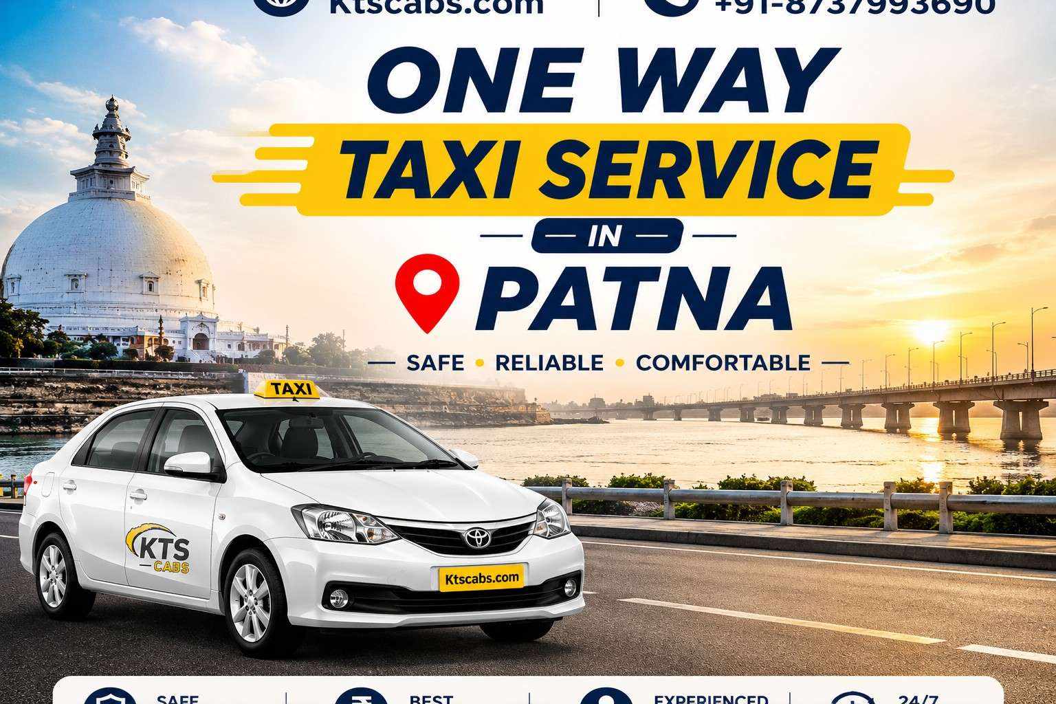 Complete Guide to One-Way Cabs in Patna: Fare, Distance & Route Details